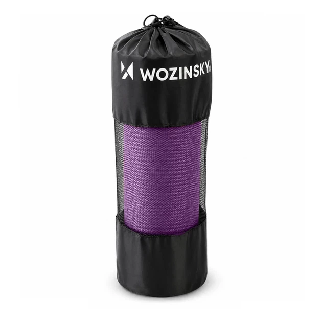 Килимок для вправ Wozinsky WNSP-15F 183 x 61 x 1.5 см товстий гімнастичний для йоги та фітнесу Purple (5907769387890) - зображення 4