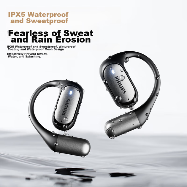 Наушники PHILIPS TAA3719 Open-Ear ENC Black - изображение 7
