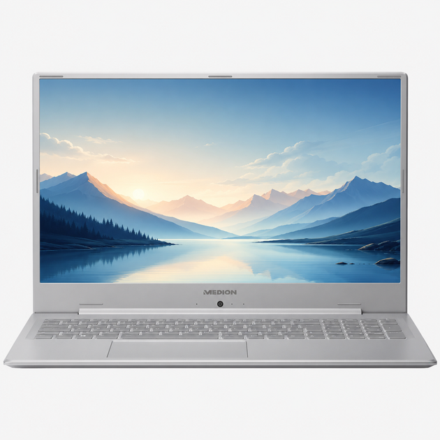 Ноутбук 17,3" Medion (Lenovo Group) Akoya S17403 | Intel Core i5-10210U | IPS (1920x1080) FullHD | RAM 8 ГБ | SSD 512 ГБ | Intel UHD Graphics | Win11 (5356) - Уценка - изображение 2