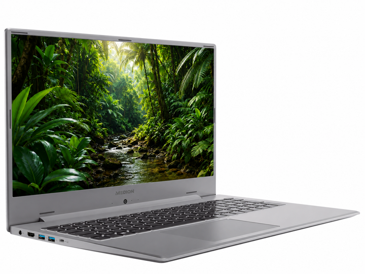 Ноутбук 17,3" Medion (Lenovo Group) Akoya S17403 | Intel Core i7-10510U | IPS (1920x1080) FullHD | RAM 8 ГБ | SSD 1 ТБ | Intel Graphics | Метал | Win11 (5357) - Уценка - изображение 4