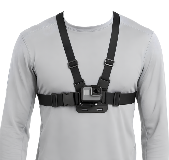Нагрудное крепление для экшн-камер GoPro, SJCAM, Xiaomi, EKEN, DJI - изображение 10