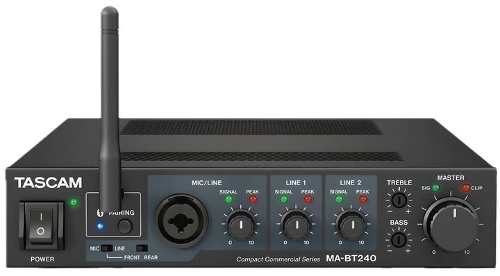 Wzmacniacz mocy Tascam MA-BT240 Miksujacy 240W (4907034135097) - Zdjęcie 1 Wzmacniacz mocy Tascam MA-BT240 Miksujacy 240W (4907034135097) - obraz 1