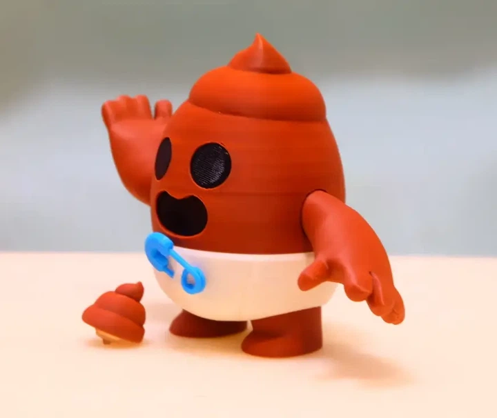 Фигурка Brawl Stars Poop Spike — коллекционная игрушка Спайк, декоративная статуэтка для поклонников Brawl Stars. - изображение 3