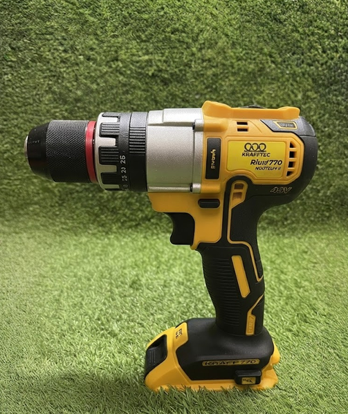 Аккумуляторный ударный шуруповерт Krafftec DCD996P3 48 В 6 Ач 130 Нм бесщеточный с двумя аккумуляторами патроном 13 мм и кейсом - Фото 5 Аккумуляторный ударный шуруповерт Krafftec DCD996P3 48 В 6 Ач 130 Нм бесщеточный с двумя аккумуляторами патроном 13 мм и кейсом - изображение 5