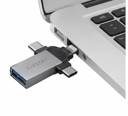Переходник OTG Earldom ET-OT93 3-в-1 USB 3.0 на USB Type-C и Micro USB, универсальный адаптер для смартфона, планшета, ноутбука - Фото 2 Переходник OTG Earldom ET-OT93 3-в-1 USB 3.0 на USB Type-C и Micro USB, универсальный адаптер для смартфона, планшета, ноутбука - изображение 2