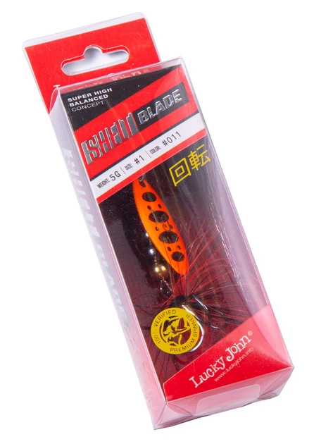 Блесна оберталка Lucky John SHELT BLADE 5,0 г латунь цвет 011 - изображение 4