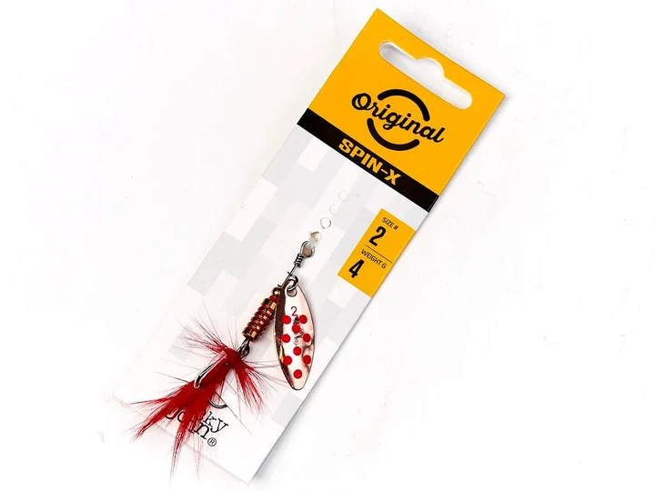 Обертающая блесна Lucky John SPIN X LONG 4,0 г CR для ловли в стоячих водоемах - Фото 4 Обертающая блесна Lucky John SPIN X LONG 4,0 г CR для ловли в стоячих водоемах - изображение 4