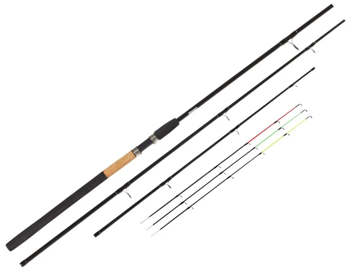 Фідерне вудлище Salmo Sniper FEEDER 3.30 м углеволокно середньо-швидкий з чохлом та 3 вершинами - Фото 1 Фідерне вудлище Salmo Sniper FEEDER 3.30 м углеволокно середньо-швидкий з чохлом та 3 вершинами - зображення 1