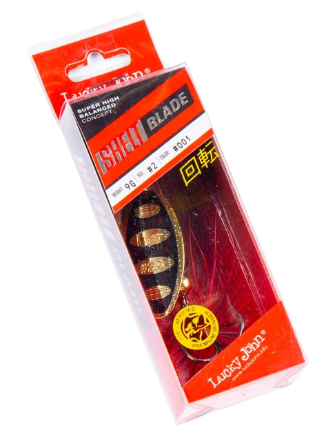 Блесна вращающаяся Lucky John SHELT BLADE 9 г латунь цвет 001 - Фото 3 Блесна вращающаяся Lucky John SHELT BLADE 9 г латунь цвет 001 - изображение 3