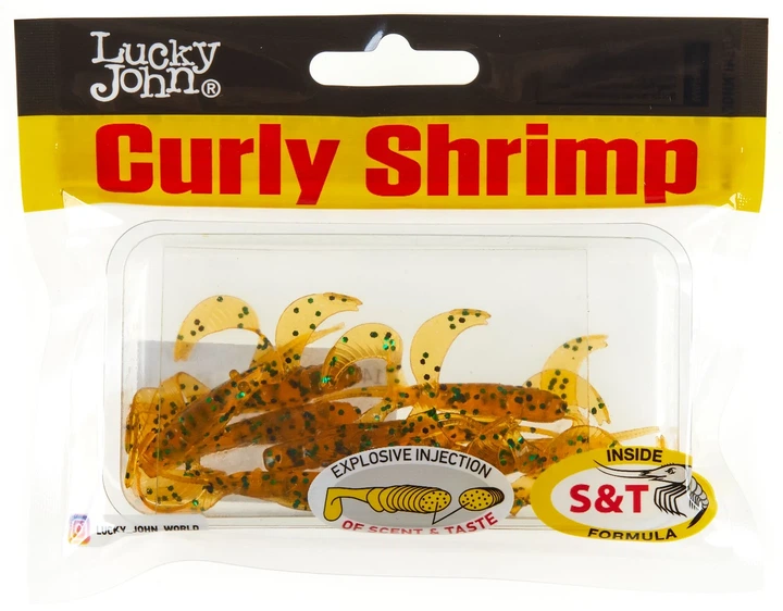 Твістери їстівні LJ Pro Series Curly Shrimp 2,0in PA19 силікон 10 шт (набір 10 шт) - Фото 3 Твістери їстівні LJ Pro Series Curly Shrimp 2,0in PA19 силікон 10 шт (набір 10 шт) - зображення 3