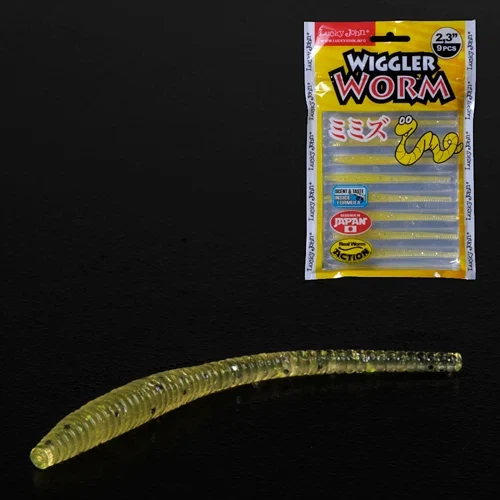 Съедобная силиконовая приманка Wiggler Worm 2,3" 071 креветочный запах 9 шт (набор 9 шт) - Фото 1 Съедобная силиконовая приманка Wiggler Worm 2,3" 071 креветочный запах 9 шт (набор 9 шт) - изображение 1