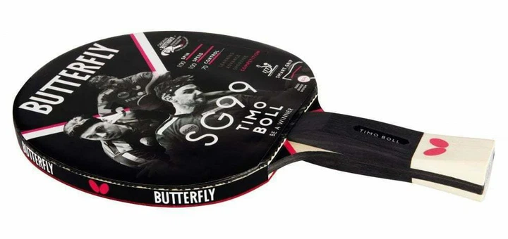 Ракетка для настольного тенниса Butterfly Timo Boll SG99 1,8 мм 170 г конусная - изображение 3