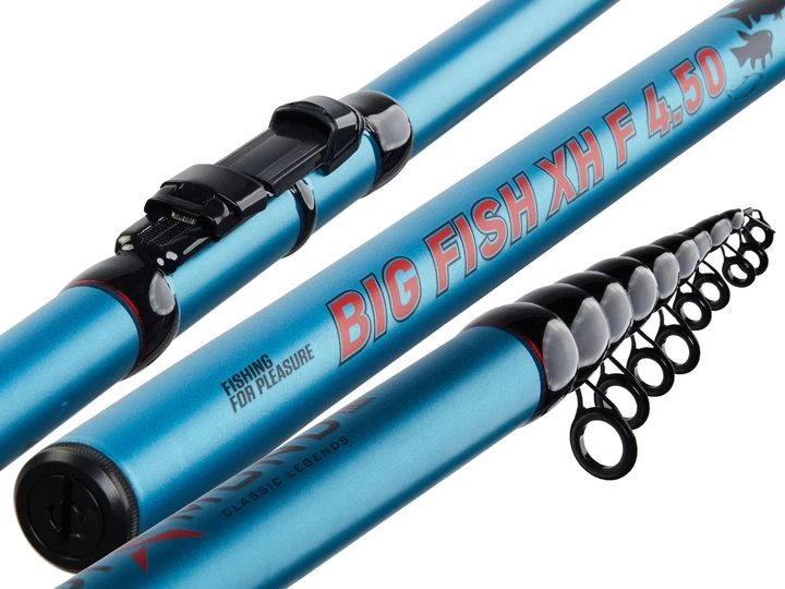 Удилище поплавкове Salmo Diamond BIG FISH X-HEAVY 4.50 м вуглеволокно IMC голубий - зображення 2