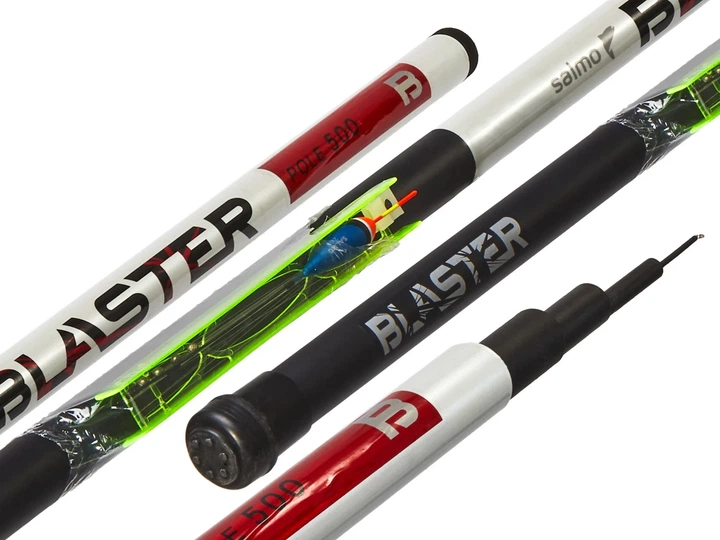 Поплавковое удилище Salmo Blaster POLE SET 5.0 композитное телескопическое 3.00 м с противоскользящей ручкой - Фото 2 Поплавковое удилище Salmo Blaster POLE SET 5.0 композитное телескопическое 3.00 м с противоскользящей ручкой - изображение 2