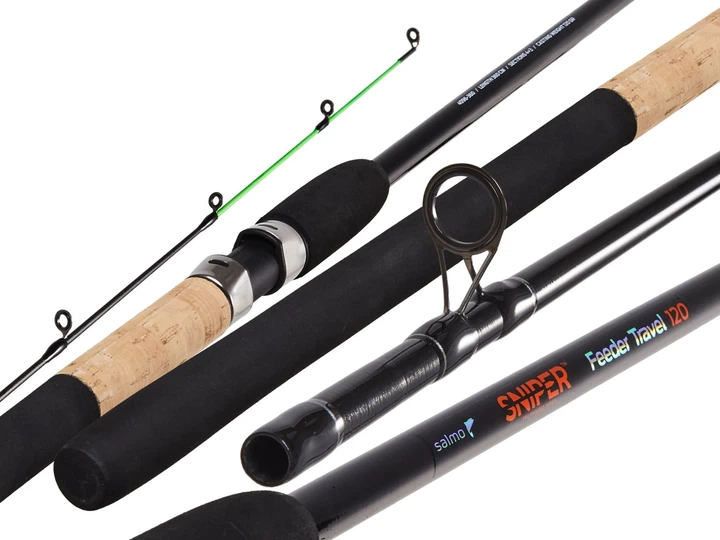 Удилище фидерное Salmo Sniper FEEDER TRAVEL 120 углеволокно 3,60 м комбинированное - изображение 2