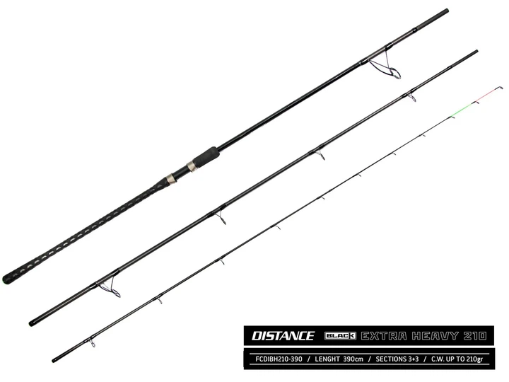 Фідерне вудилище Feeder Concept Distance BLACK EXTRA HEAVY 3.90 м углеволокно HMC 356 г - Фото 1 Фідерне вудилище Feeder Concept Distance BLACK EXTRA HEAVY 3.90 м углеволокно HMC 356 г - зображення 1