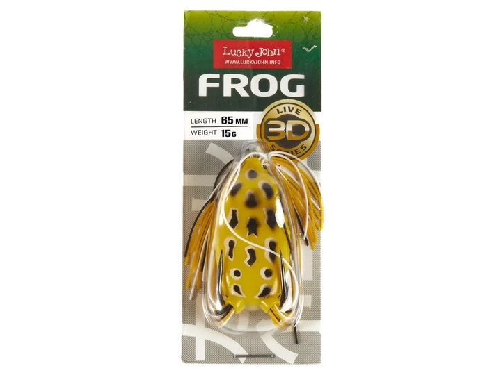 М'яка приманка LJ 3D Series FROG 6,5 см м'яка гума 001 - Фото 3 М'яка приманка LJ 3D Series FROG 6,5 см м'яка гума 001 - зображення 3
