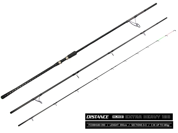 Фідерне вудилище Feeder Concept Distance BLACK EXTRA HEAVY 3.90 м углеволокно HMC 334 г - Фото 1 Фідерне вудилище Feeder Concept Distance BLACK EXTRA HEAVY 3.90 м углеволокно HMC 334 г - зображення 1