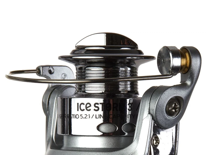 Катушка безінерційна Salmo ICE STORM 3 1000FD передній фрикціон карбопластик чорна - Фото 6 Катушка безінерційна Salmo ICE STORM 3 1000FD передній фрикціон карбопластик чорна - зображення 6