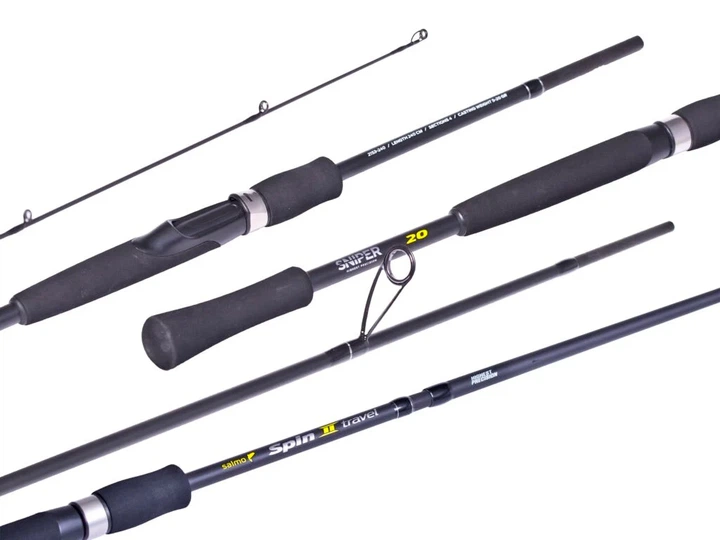 Спінінг Salmo Sniper SPIN II TRAVEL 20 вуглеволокно 240 см - зображення 2