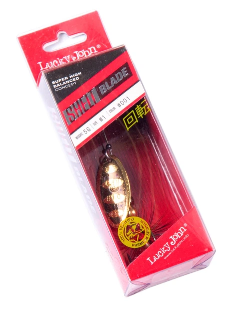 Блесна вращающаяся Lucky John Shelt Blade 5 г латунь цвет 001 - Фото 3 Блесна вращающаяся Lucky John Shelt Blade 5 г латунь цвет 001 - изображение 3