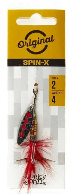 Оберталка Lucky John SPIN X LONG 02 4,0 г Металл SX1 - Фото 3 Оберталка Lucky John SPIN X LONG 02 4,0 г Металл SX1 - изображение 3