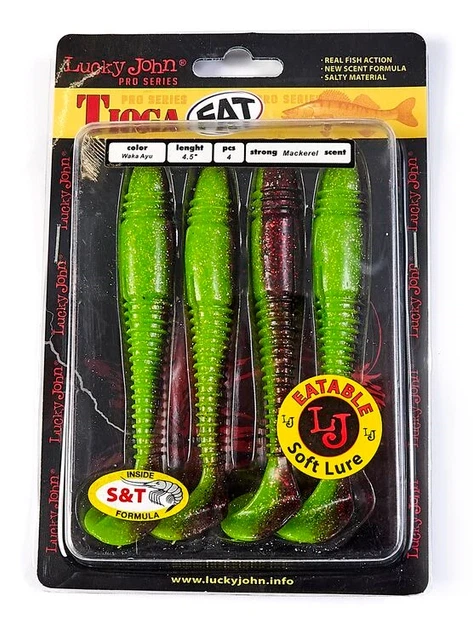 Віброхвіст LJ Pro Series Tioga FAT 4,5in T44 пластиковий 11,4 см 4 шт (набір 4 шт) - зображення 3