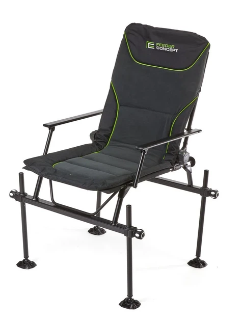Кресло фидерное COMFORT 59x54x58/83 см 500D полиэстер Черный - изображение 2
