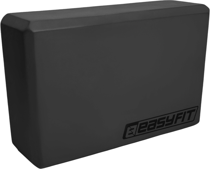 Блок для йоги EasyFit EF-1818-B Черный (56000912) - Фото 1 Блок для йоги EasyFit EF-1818-B Черный (56000912) - изображение 1