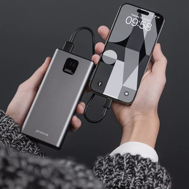 Портативная Батарея Proove Guardian 22.5W 20000mAh - Фото 5 Портативная Батарея Proove Guardian 22.5W 20000mAh - изображение 5