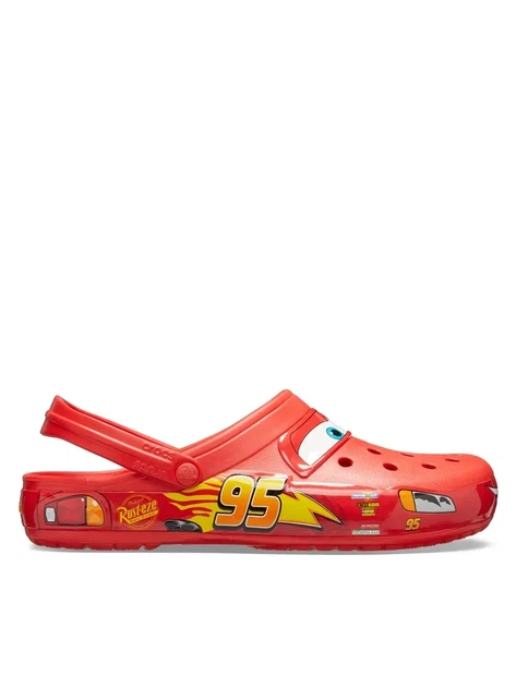 Чоловічі крокси Crocs Crocband Lightning McQueen червоні розмір 44 довжина стопи 28 см літні сабо з поворотним ремінцем - зображення 8