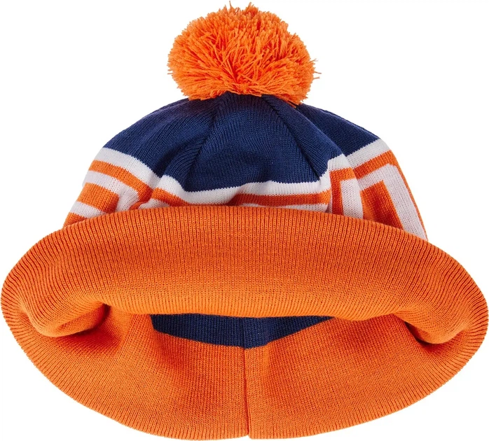 Шапка Brain с помпоном 60 Blue/Orange - изображение 5