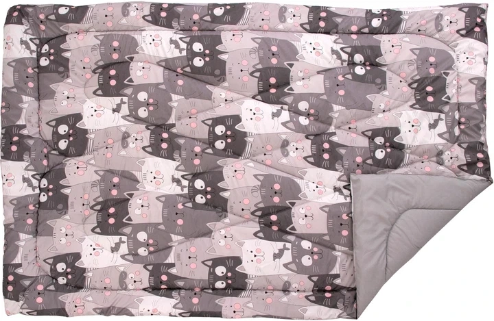 Одеяло Руно зимнее двуспальное 172x205 см антиаллергенное волокно Grey Cat (Р316.52СЛУ_Grey Cat) - изображение 2