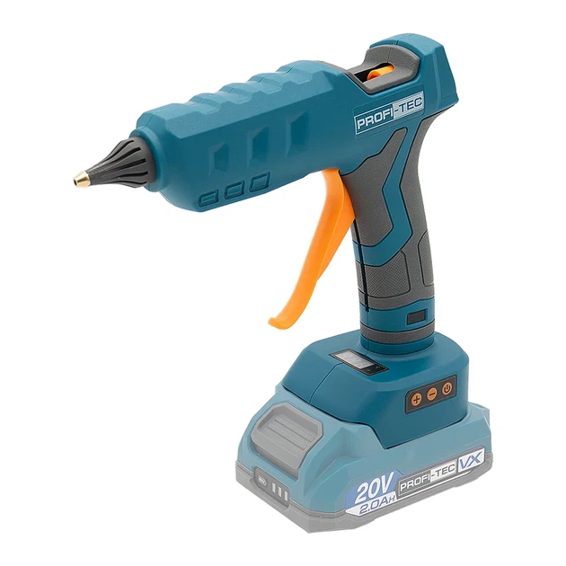 Акумуляторний клейовий пістолет PROFI-TEC PGG1220 (без акумулятора та зарядного пристрою) - Фото 3 Акумуляторний клейовий пістолет PROFI-TEC PGG1220 (без акумулятора та зарядного пристрою) - изображение 3