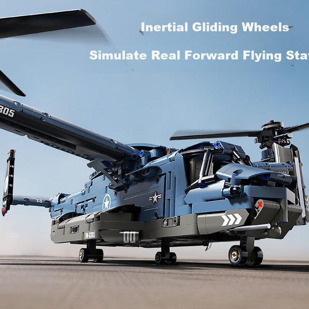 Конструктор Xingya Винищувач Osprey Fighter військова модель - зображення 3