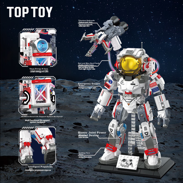Конструктор TOP TOY Астронавт: висадка на Місяць - зображення 5