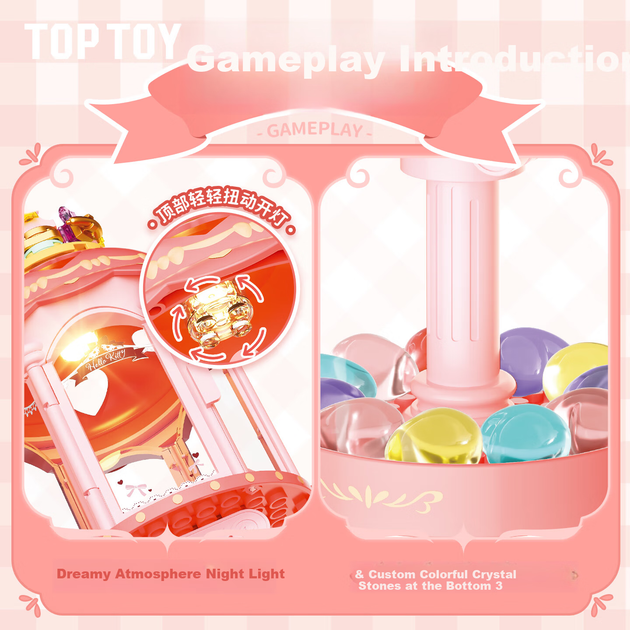 Конструктор TOP TOY Light and Shadow Dream Series Ночник Hello Kitty Зефирные мечты - Фото 2 Конструктор TOP TOY Light and Shadow Dream Series Ночник Hello Kitty Зефирные мечты - изображение 2