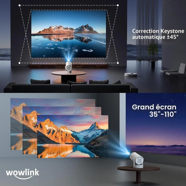 Проектор Wowlink W210 HD Wi-Fi Bluetooth Android (102210839) b2 - изображение 5