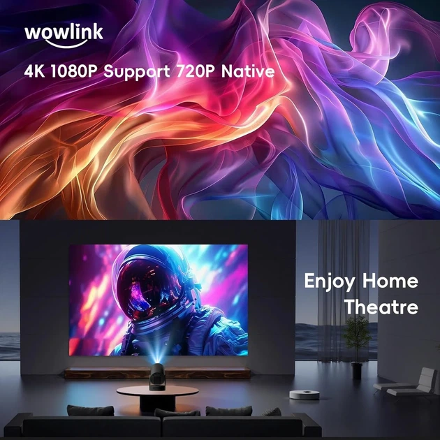 Проектор Wowlink W210 HD Wi-Fi Bluetooth Android (102207193) b2 - изображение 6