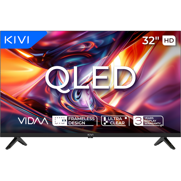 Телевизор KIVI 32H9000HB 32" QLED HD VIDAA LAN Wi-Fi Black - изображение 2