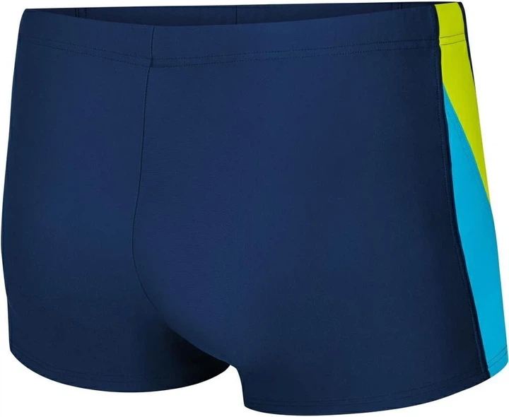 Плавки-боксеры Aqua Speed LOGAN 3XL (96-104 см) Malaga тёмно-синий, голубой, жёлтый - изображение 3