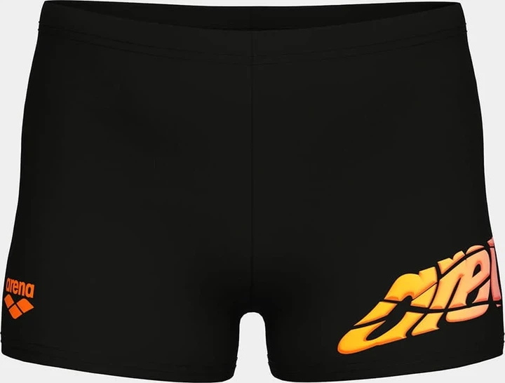 Плавки для мальчиков Arena LETTERING SWIM SHORT черные 116 см - изображение 7