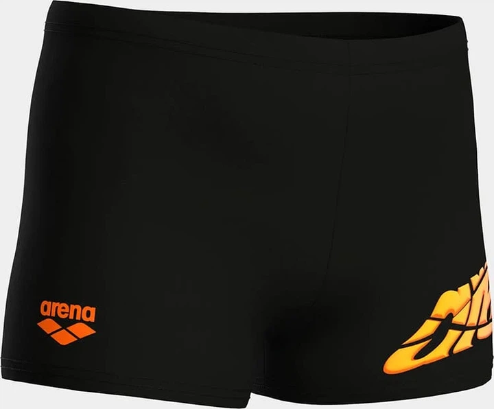 Плавки для мальчиков Arena LETTERING SWIM SHORT черные 116 см - изображение 8