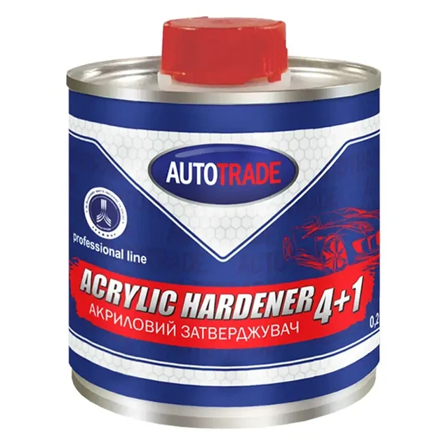 Затвердитель для акрилового грунта 4 + 1 бесцветный матовый 0,2 кг - Фото 1 Затвердитель для акрилового грунта 4 + 1 бесцветный матовый 0,2 кг - изображение 1