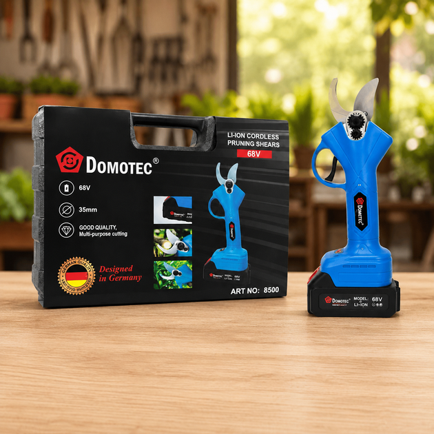 Секатор аккумуляторный DOMOTEC 68V / Секатор аккумуляторный для обрезки веток - изображение 4
