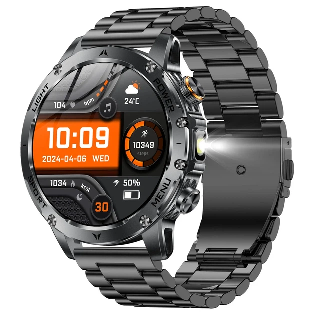 Умные часы Smart Power Ultra Steel 1.7" стальной 1000 мАч черный - изображение 9