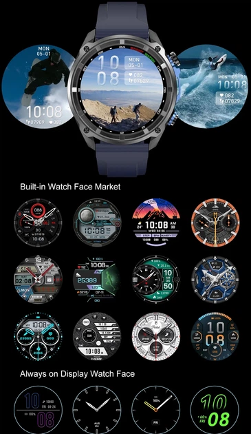 Розумний годинник Smart Navigation Pro GPS AMOLED 1,43" сталь чорний помаранчевий - Фото 7 Розумний годинник Smart Navigation Pro GPS AMOLED 1,43" сталь чорний помаранчевий - зображення 7