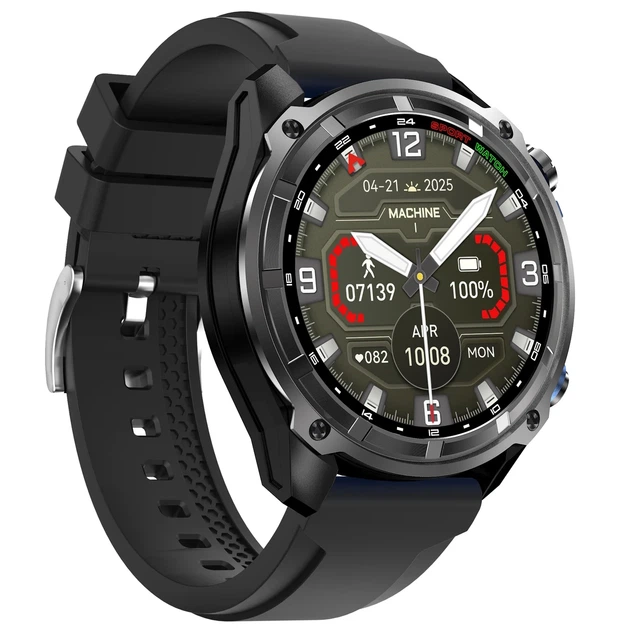 Розумний годинник Smart Navigation Pro GPS AMOLED 1,43" сталь чорний помаранчевий - Фото 3 Розумний годинник Smart Navigation Pro GPS AMOLED 1,43" сталь чорний помаранчевий - зображення 3
