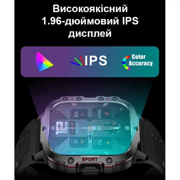 Розумний годинник Smart Expert Nano Steel 50х43,5х12,2 мм Сталь Чорний 65 г - Фото 7 Розумний годинник Smart Expert Nano Steel 50х43,5х12,2 мм Сталь Чорний 65 г - зображення 7