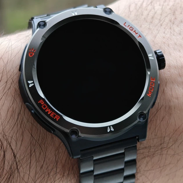 Смарт-годинник Smart Advanture Steel Black OLED 360x360 мм Полікарбонат Чорний - зображення 9